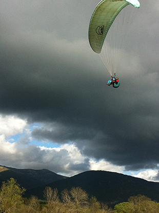 Vuelo en parapente