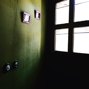 Detalle del recibidor de Rebollares I