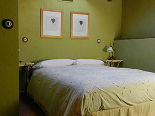 Cama del segundo dormitorio de Rebollares II